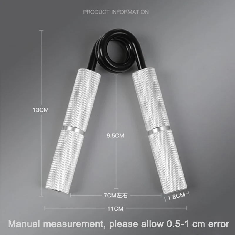 Sponge Heavy Hand Grip Arm Muscle Trainer Expander Fitness Professional Wrist Finger Gripper Strength Aluminum handle Silver Sponge Heavy Hand Grip Arm Muscle Trainer Expander Fitness Professional Wrist Finger Gripper Strength Aluminum handle Silver