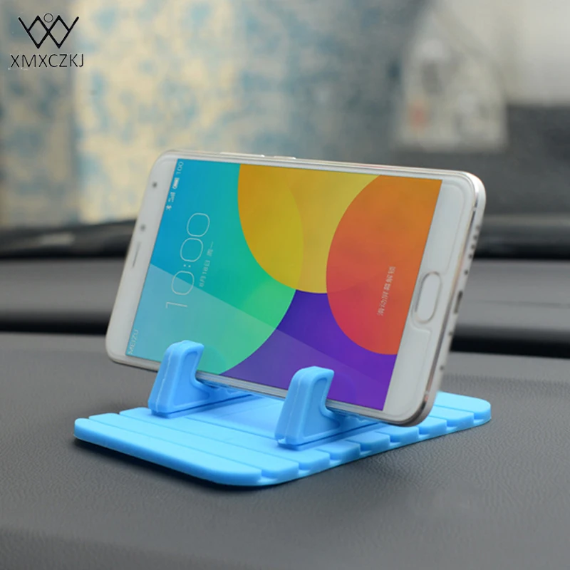 XMXCZKJ universal Silicone Rubber Car Anti Slip Mat Pad Phone Holder for iPhone 5 6 7 Plus