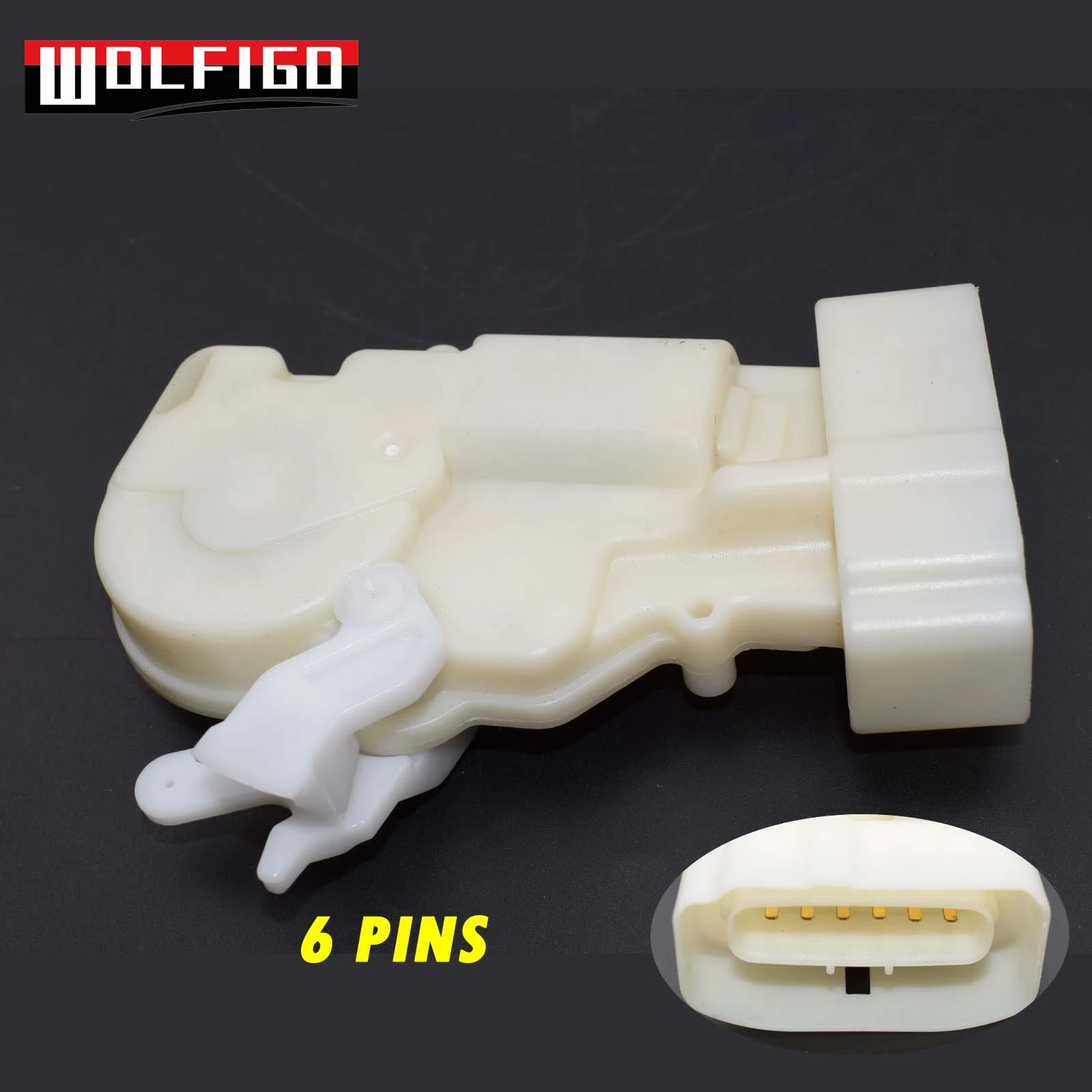 WOLFIGO 69130-52010 69140-52010 69140-30110 69120-52030 69120-30010 привод замка передней задней двери для Автомобили Тойота моделей Echo и Yaris - Цвет: Front Right 6pins
