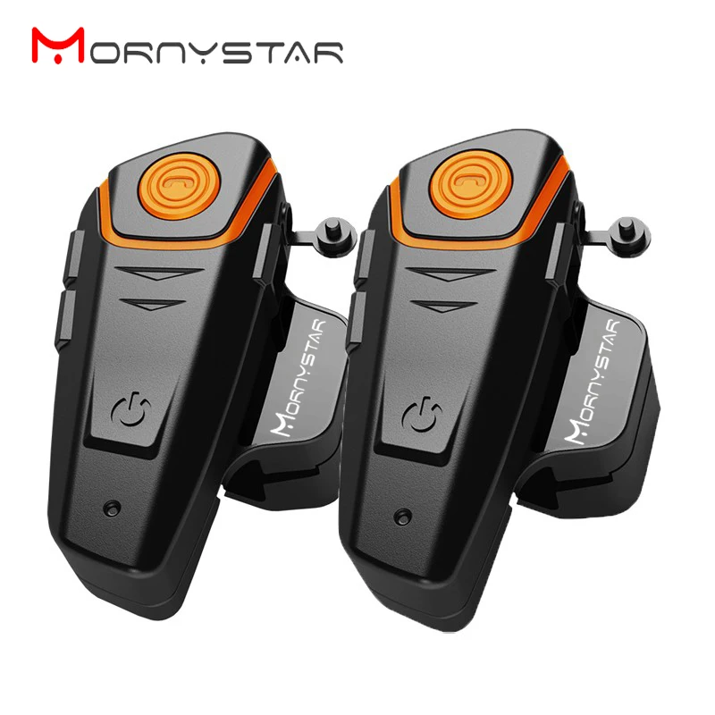 2 pcs Waterproof Motorcycle Moto Wireless Bluetooth Helmet Intercom