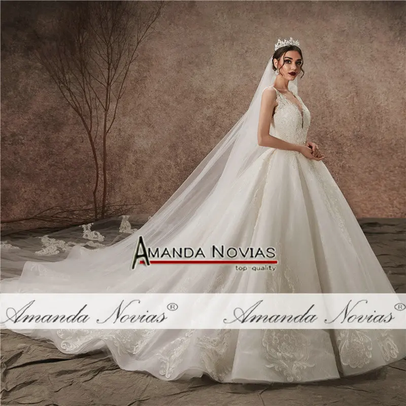 Бренд Amanda Novias, высокое качество, на заказ, свадебное платье, настоящая работа, фото