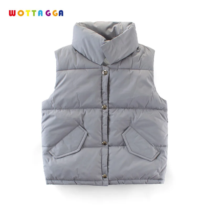 WOTTAGGA Boys Vest Baby Waistcoat Duck Down Vests Warm Kids Boy