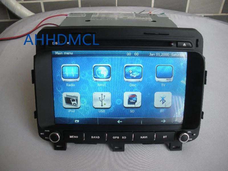 Sale 2 DIN Car Multimedia Player Radio Audio DVD Player GPS Bluetooth For Kia K5 Optima 2014 2015 Magentis 1