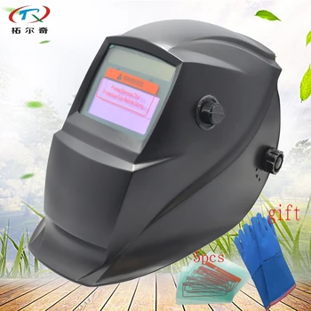 

Full Automatic grinding Welding Helmet Solar and Lithium Cell long life Auto Darkening Black PP face Welding Mask GS01(2200DE)Y