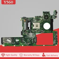 YTAI 11S11012137 DAKL3AMB8G1 HM55 для lenovo IdeaPad Y560 материнской HM55 PGA989 11S11012137 DAKL3AMB8G1 плата 100% тестирование