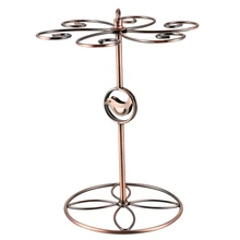 Европейский резьба держатель для вина вверх дном Висячие креативные кованые чашки держатель украшения бар КТВ держатель бокалов