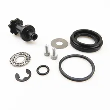 TUKE 1 Kit 6 Dentes Pinças de Freio de Mão Traseiro Servo Motor Parafuso de Rolamento anilhas Para VW Passat B6 B7 CC Tiguan Sharan A4 A5 A6 Q3