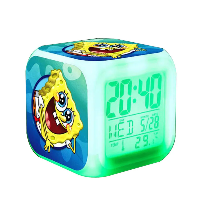 With USB Cable SpongeBob Squarepants LED 7 Color Flash ...