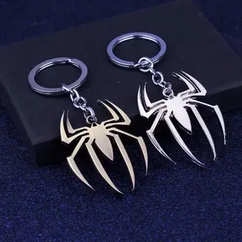 

Metal Marvel Venom Black Spiderman Spider Alloy Car Key Chain Ring Toys for Venom Spider Backpack Accessories hobby Collection