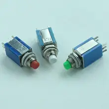 AN4 2X2 Кнопка Мгновенный Переключатель ON-(ВКЛ) 6Pin 3A 125 V/AC, монтажное отверстие 8 мм