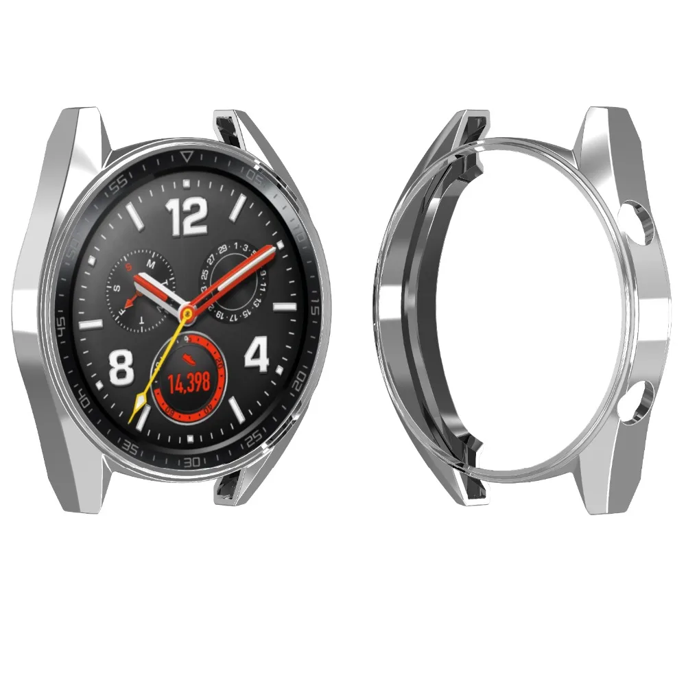 Huawei watch GT чехол для huawei watch gt чехол с ремешком Мягкий ТПУ покрытый все вокруг защитный чехол Smartwatch аксессуары M25