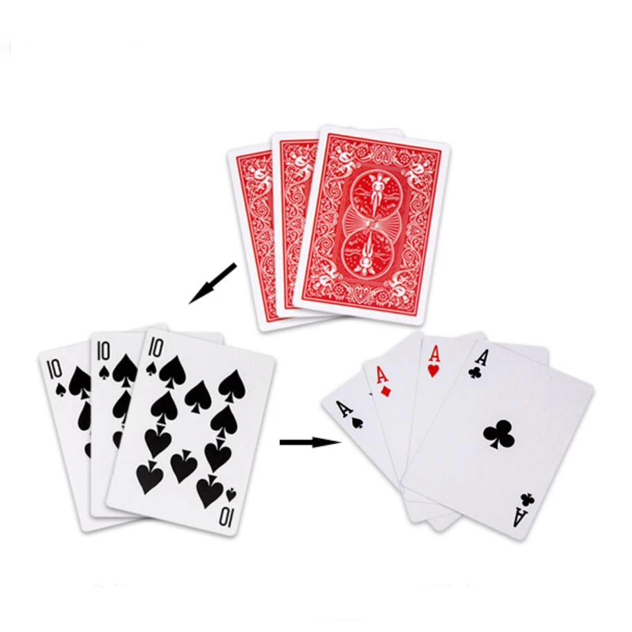 Карты искусственные трюки легкая детская магия игрушки|trick toys|magic tricksmagic tricks free
