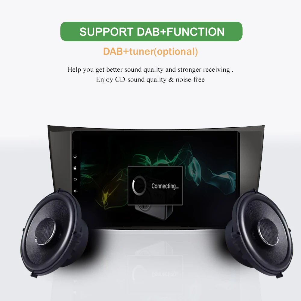 Sale BONROAD Android Car Multimedia Player Stereo For For Mercedes/Benz/E-Class/W211 W219 W463 CLS350 CLS500 CLS55 E200 E220 E240 E27 4