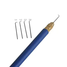 Вентиляционные иглы и держатель для изготовления кружева парик/закрытие/Toupee профессиональные чистые волосы иглы Пластик держатель легко применение