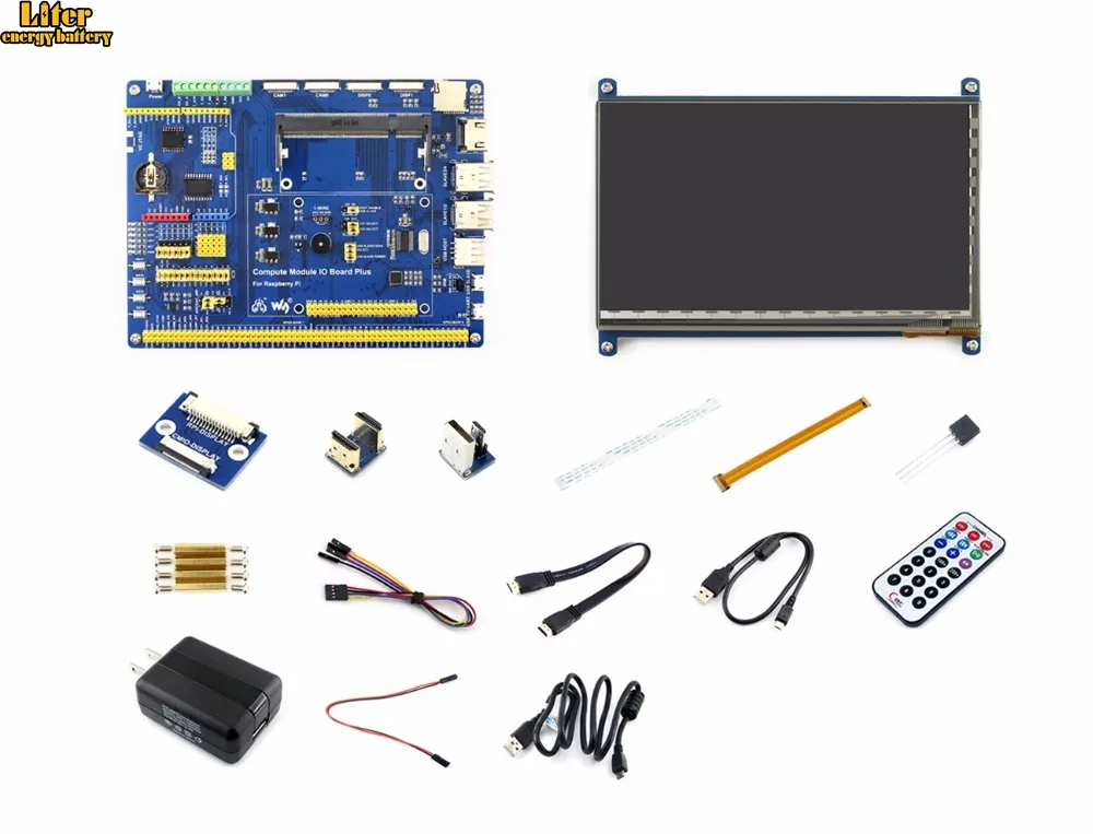 Raspberry Pi компьютерный модуль 3 комплект аксессуаров Тип B (без см3) с 7-дюймовым