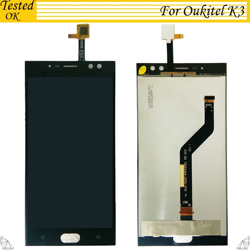 

5.5Inch For Oukitel K3 LCD Display and Touch Screen Assembly Mobile Phone Accessories For Oukitel K 3 LCD