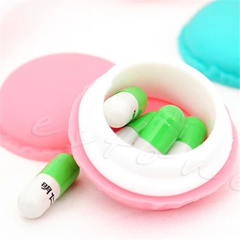 

2020 New Lovely Macaron Cake Shape Ring Necklace Earrings Jewelry Storage Display Box