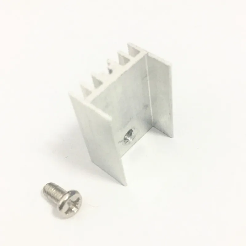 100 個アルミに 2 ヒートシンクにネジで 2 冷却ヒートシンク L7805 ため Lm337 三極管トランジスタクーラー Ic チップラジエーター Aluminum Heatsink Aluminium Taluminum Cooling Heatsinks Aliexpress