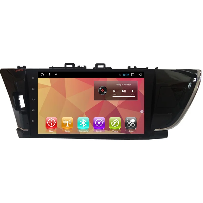 Автомобильная магнитола на Android 10 дюймов со спутниковой навигацией для Toyota Corolla LHD