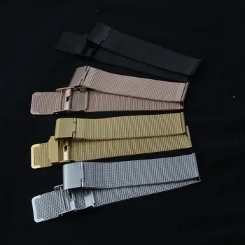 

18mm 20mm Milanese mesh Watchband for DW (waterproof) Men Women Watch Band Stainless Steel Strap Bracelet with Tool Spring Bar