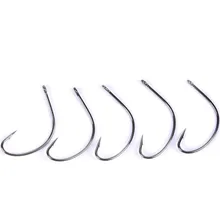 100 шт. рыболовные крючки Размер 4#2/0# крепкий Высокоуглеродистый стальной крючок рыболовный крючок морской окунь для ловли карпа
