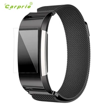 CARPRIE Миланского Нержавеющая сталь часов Ремешок Браслет+ HD фильм для FitBit Charge 2 часы крепежный инструмент ov29 p30 подарок