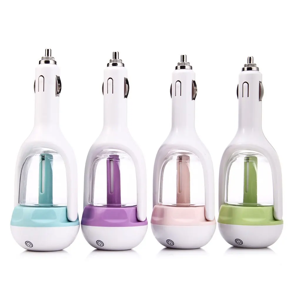 Car Aroma Diffuser 12V Steam Air Humidifier Mini Air Purifier