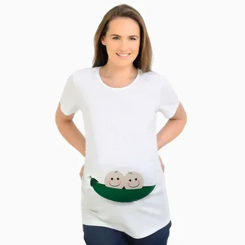 

Women Pregnant Cartoon Clothes Summer Maternity Short Sleeve Tops Ropa Embarazada Maternity Clothes Pregnancy Tshirt Embarazada