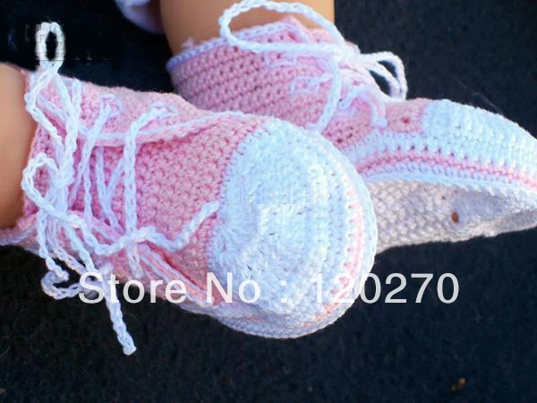 crochet baby tennis shoes