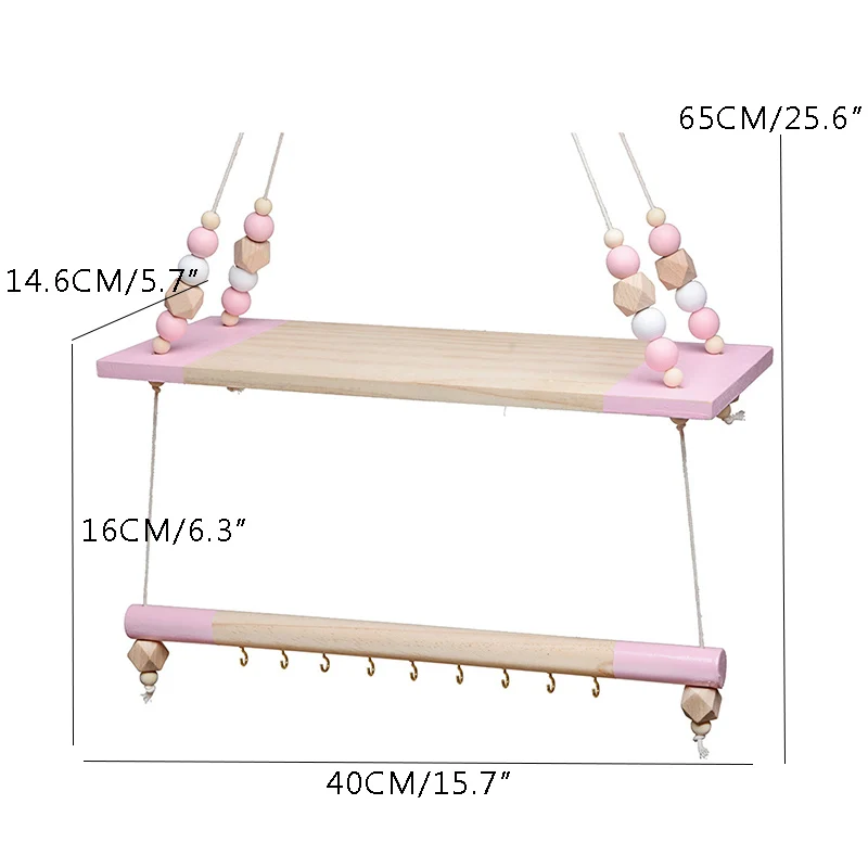 Скандинавская креативная деревянная настенная полка многофункциональные полки настенные украшения ремесла держатель для ключей настенная полка украшения детской комнаты