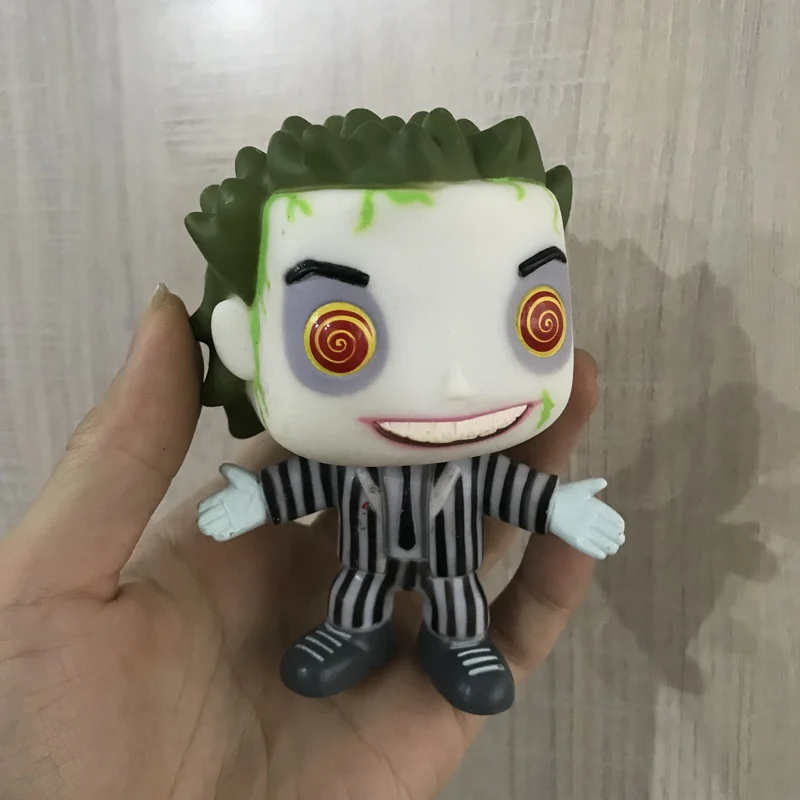 Эксклюзивный оригинальный Funko pop Beetle juice светится в темноте подержанная виниловая
