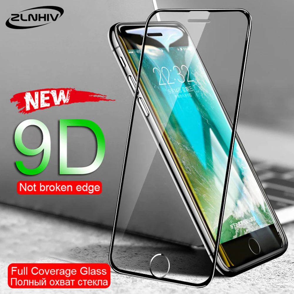 Защитное стекло ZLNHIV для iphone X XS MAX XR Защитная пленка экрана 5 5S SE 5C 6 6s 7 8 plus