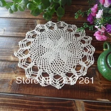Цветочный дизайн, Круглый кружевной коврик, ручная работа, вырез, деревенский вязаный коврик, подставка-салфетка для свадебного декора