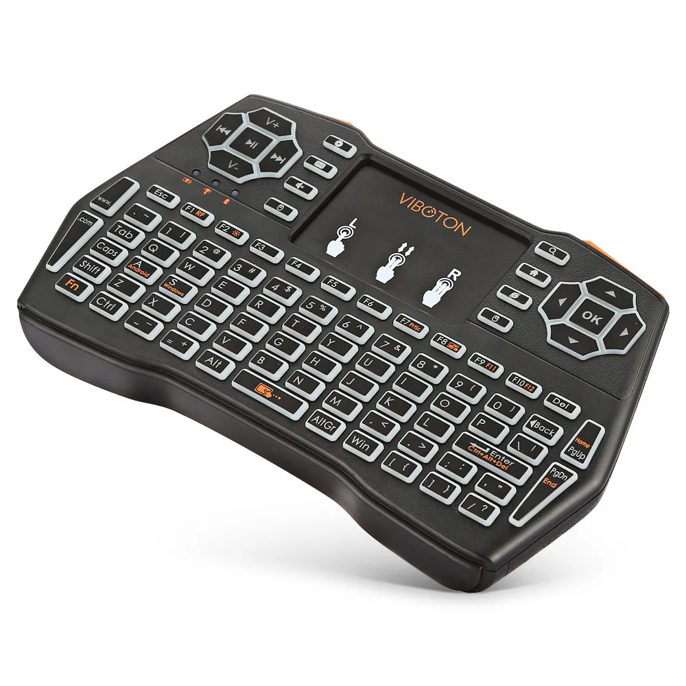 I8 Plus Russian Handheld Wireless Keyboard Flying Mouse Touchpad Lithium Battery