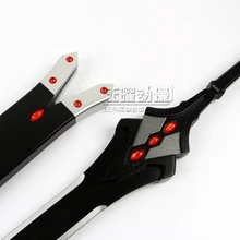 S0484 аниме Непобедимый багамут Хроника ру люкс Аркадия черный меч 41,9"