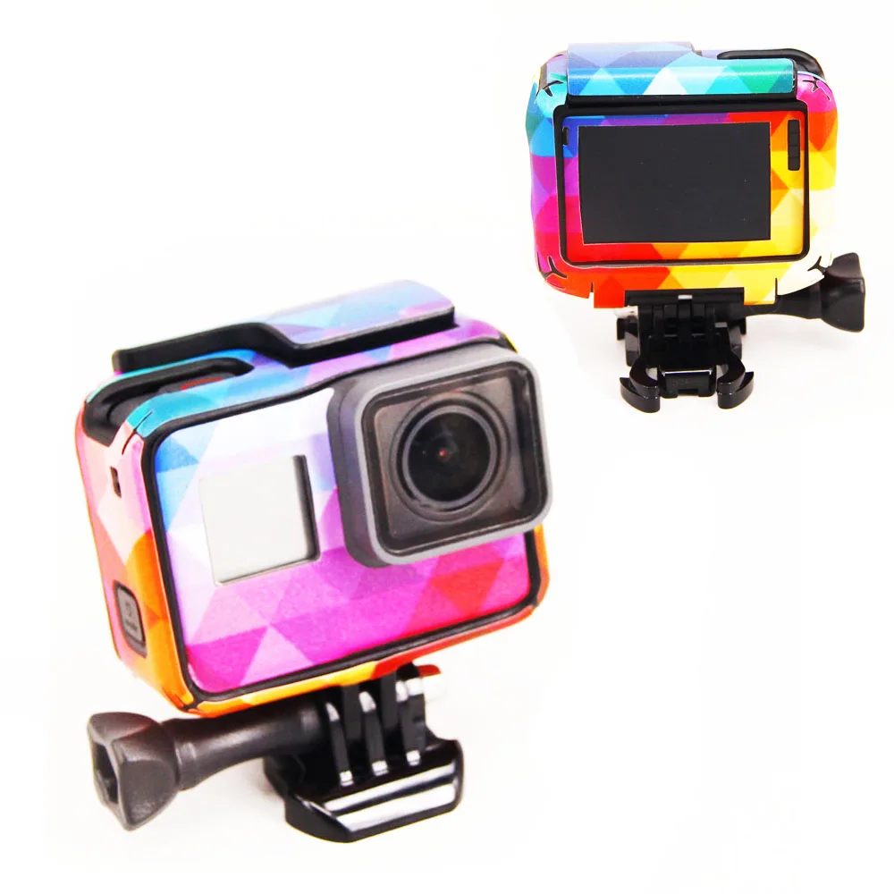 Аксессуары для камеры Go Pro Hero5/6/7 защитный чехол Gopro Hero 5 6 7 наклейки экшн камеры|for
