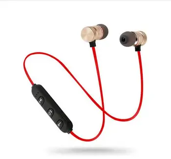 

50pcs Bluetooth Magnet Earphones headphone Running Sport with Mic M5 M5s fone de ouvido bluetooth for iphone phone smartphones