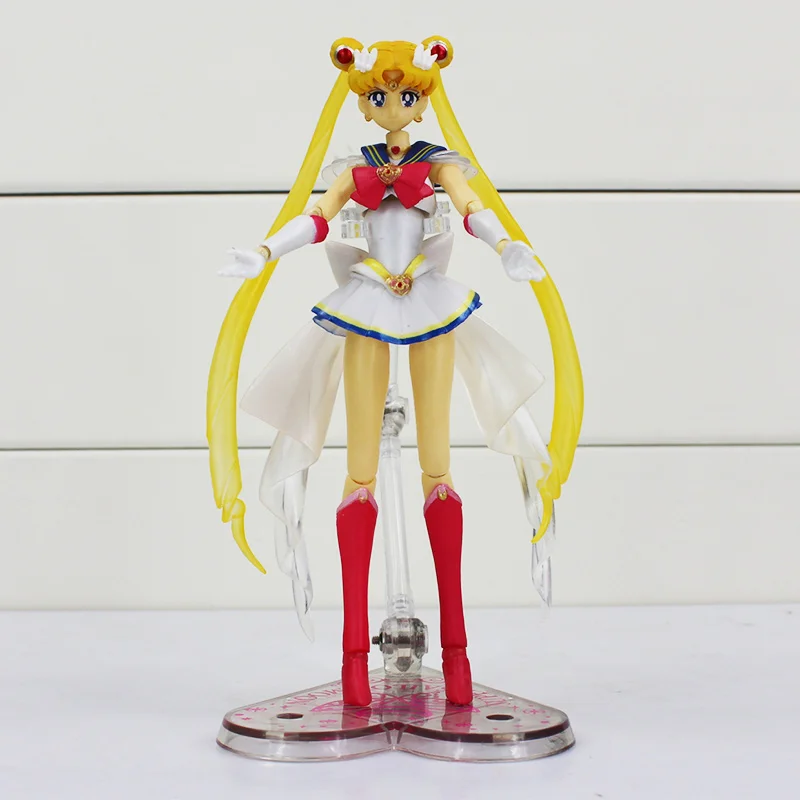 

Sailor Moon Pretty Guardian Super Sailor Moon Japanese Anime PVC Action Figure Toy