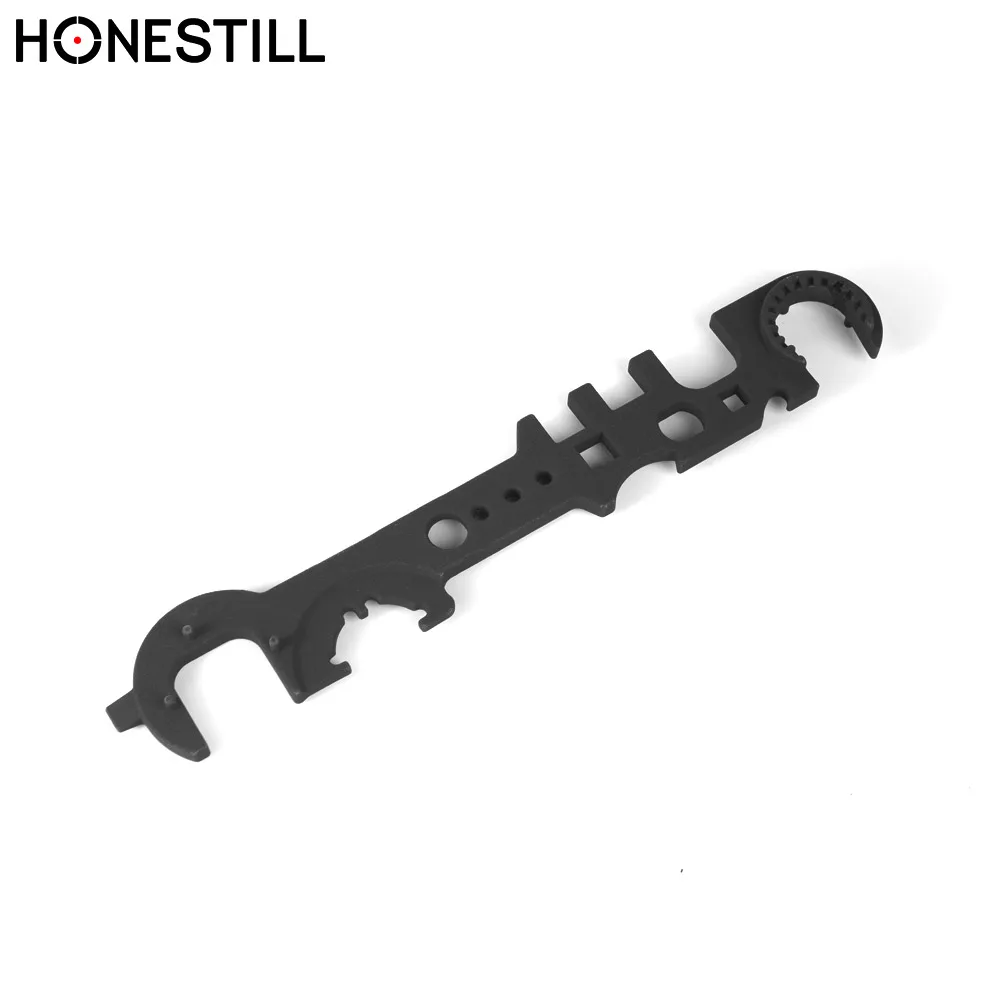 

Honestill Tactical Armorer wrench Combo Barrel Wrench Gunsmith Tool All In One Fit for AR15 M4 AR10