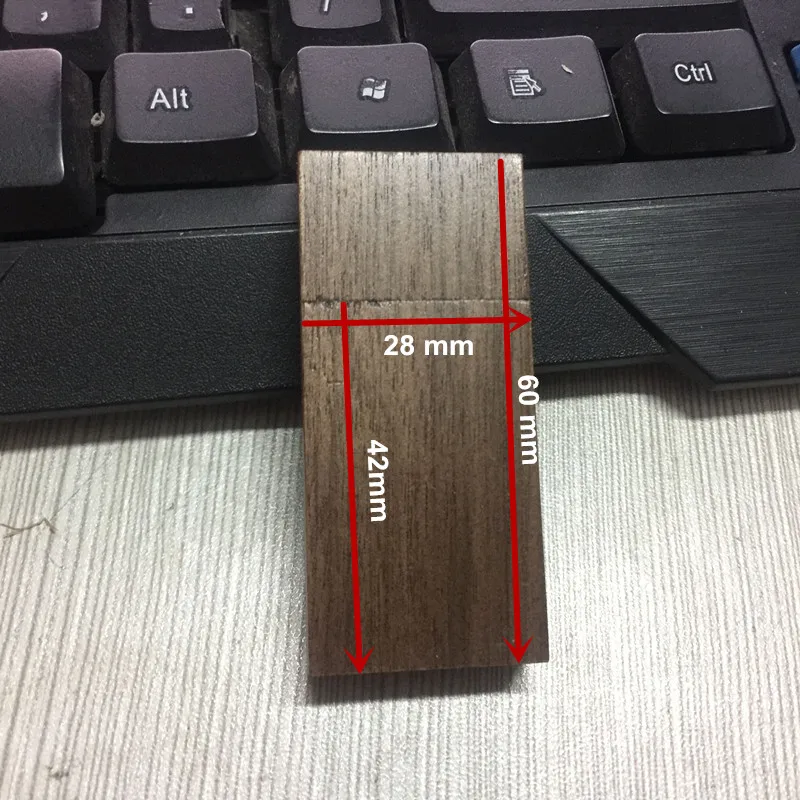 Флеш накопитель Дерево орех Версия usb 2 0 гравировка логотипа на флеш накопителе и