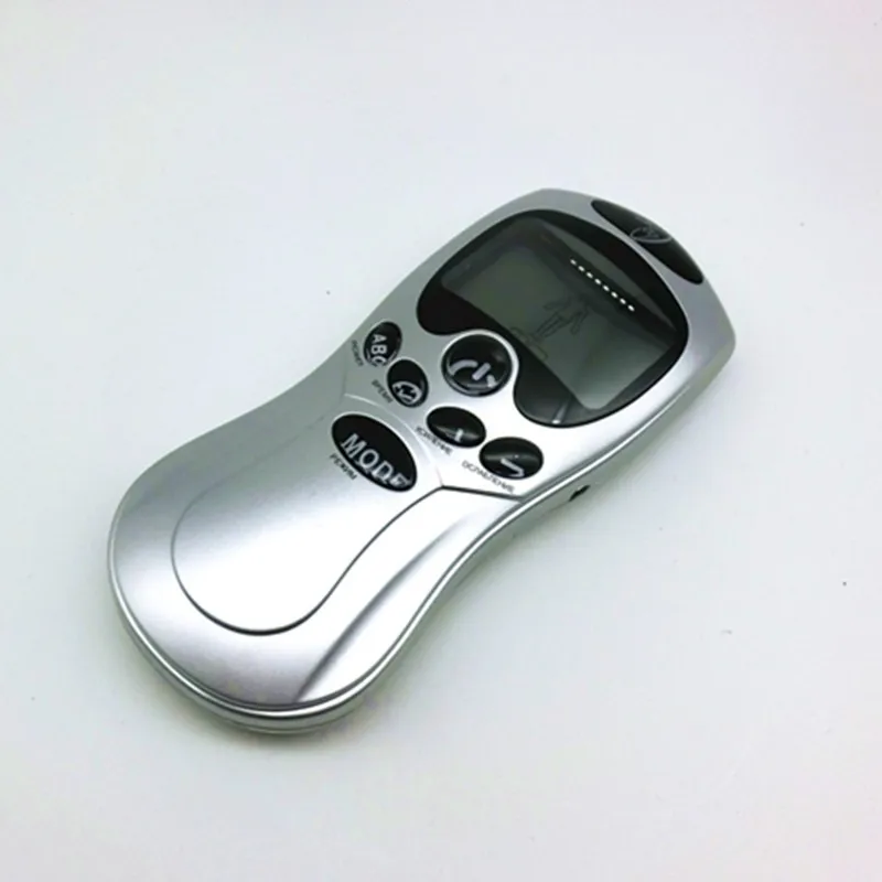 B1012R russian language tens therapy massager machine with 4  snap gel electrode pads (24)