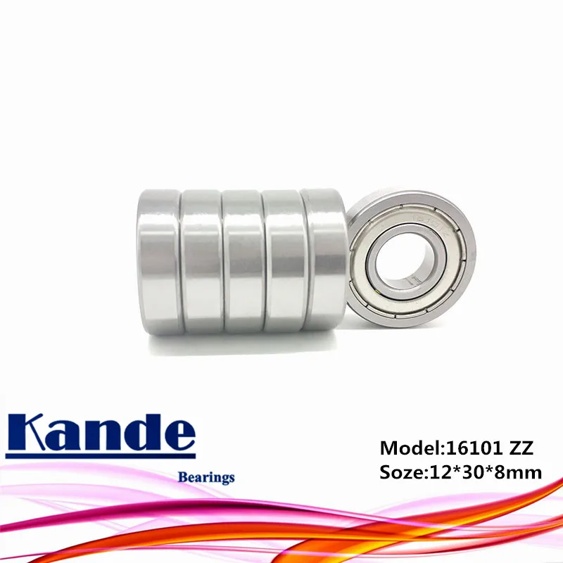 2pcs 16101 ZZ 16101ZZ Thin Section 16101 Bearing ball bearings 12x30x8 16101-2Z