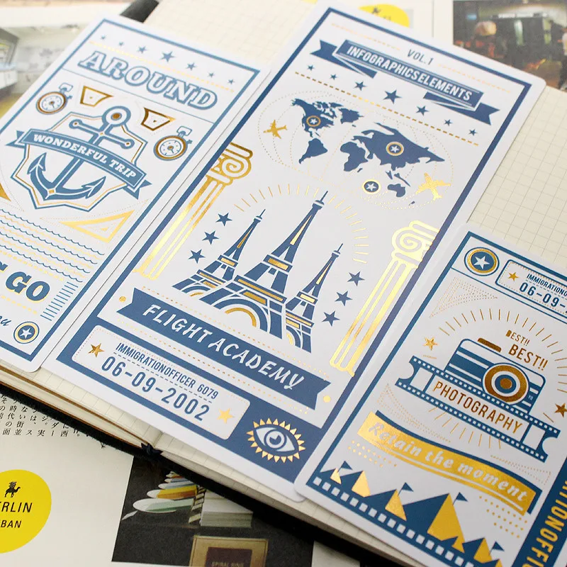 Jamie Notes Original Foil Writing Mat For Midor Traveler