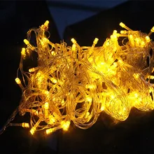40 шт./лот, 110 В/220 В, 10 м, водонепроницаемый, 100 светодиодный, праздничная гирлянда для рождественского фестиваля, вечерние, сказочные, красочная, Рождественская светодиодная гирлянда