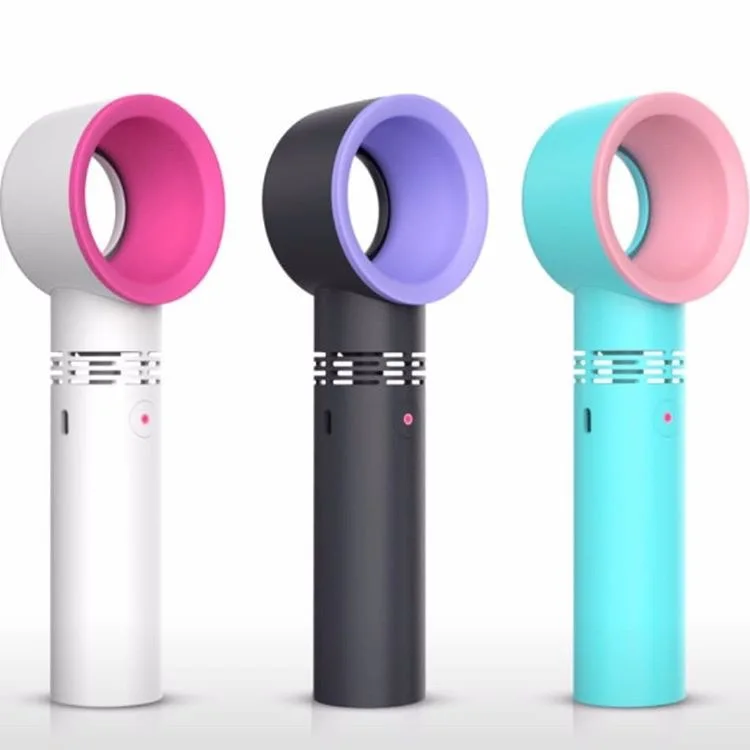 

Portable Mini USB Leafless Tower Fan Ultra-quiet Strong Wind Desk Cooling Fan Purifier for Home Computer Office