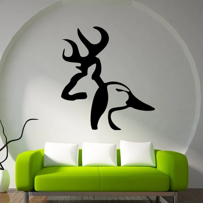 Deer Duck Wildlife wall Sticker Vinyl Decal Bedroom Living Room