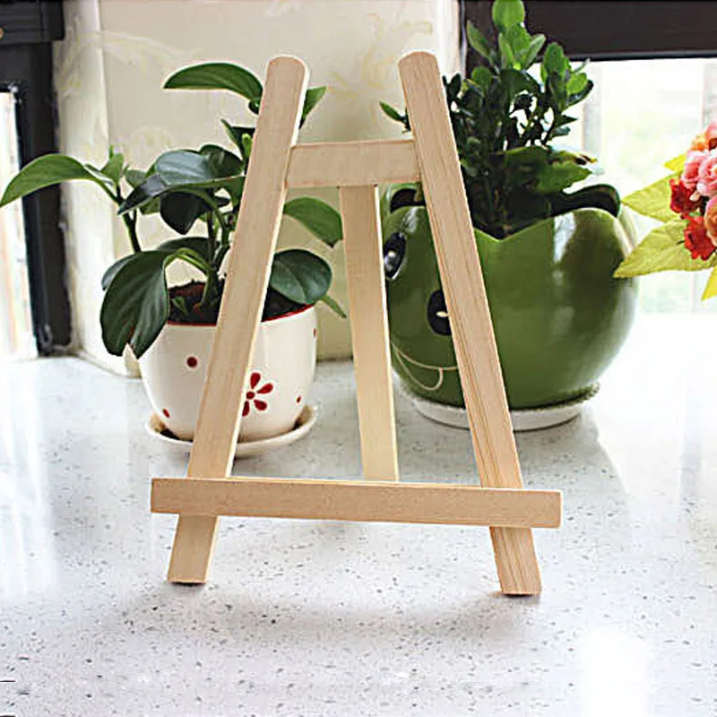 Stand Display Holder Wedding Table Card 1 Pcs 20x28cm Artist Wooden