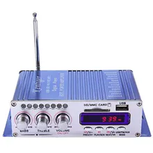 Hi-Fi Digital Auto Car Stereo Power Amplifier LED Sound Mode Audio MP3 Music Player for Mini Vehicle Support USB DVD SD FM Radio