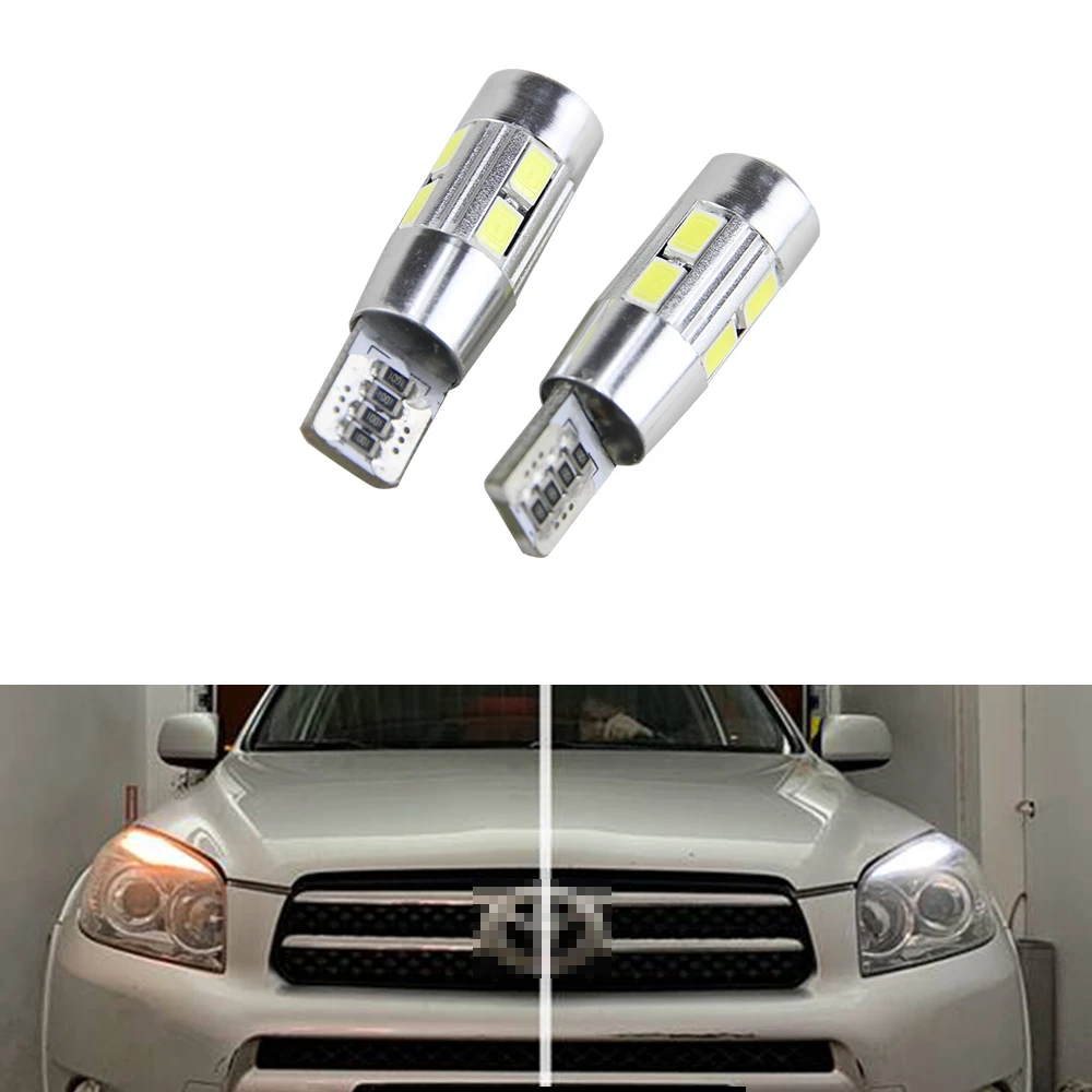2x Canbus T10 W5W 168 194 LED Clearance Side Marker Lights For Toyota