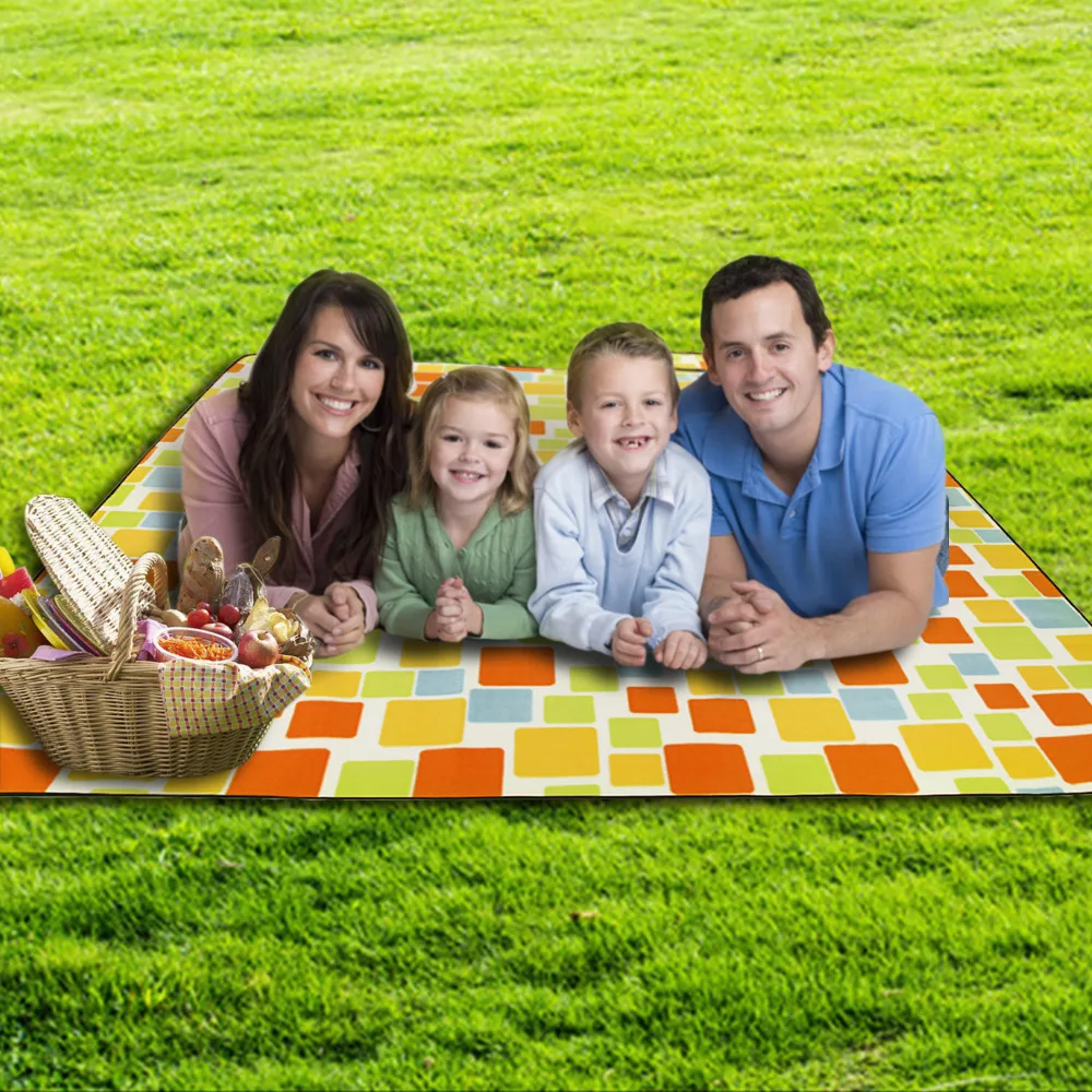 Buy Free Shipping Camping Mat picnic Blanket Foldable Waterproof Flannel